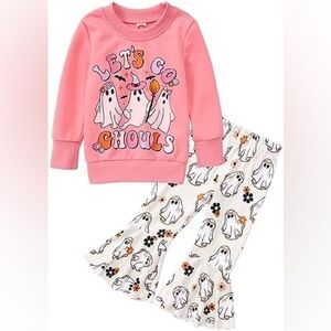 LETS GO GHOULS HALLOWEEN MATCHING SET